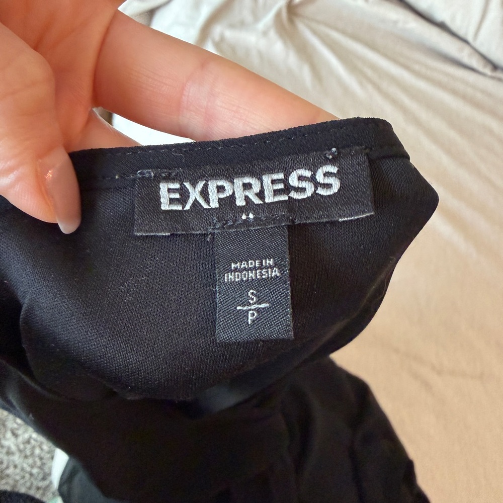 Express Black Long Sleeve Dress - Picture 6 of 9